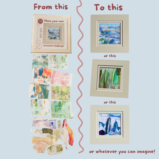 Miniature landscape DIY kit