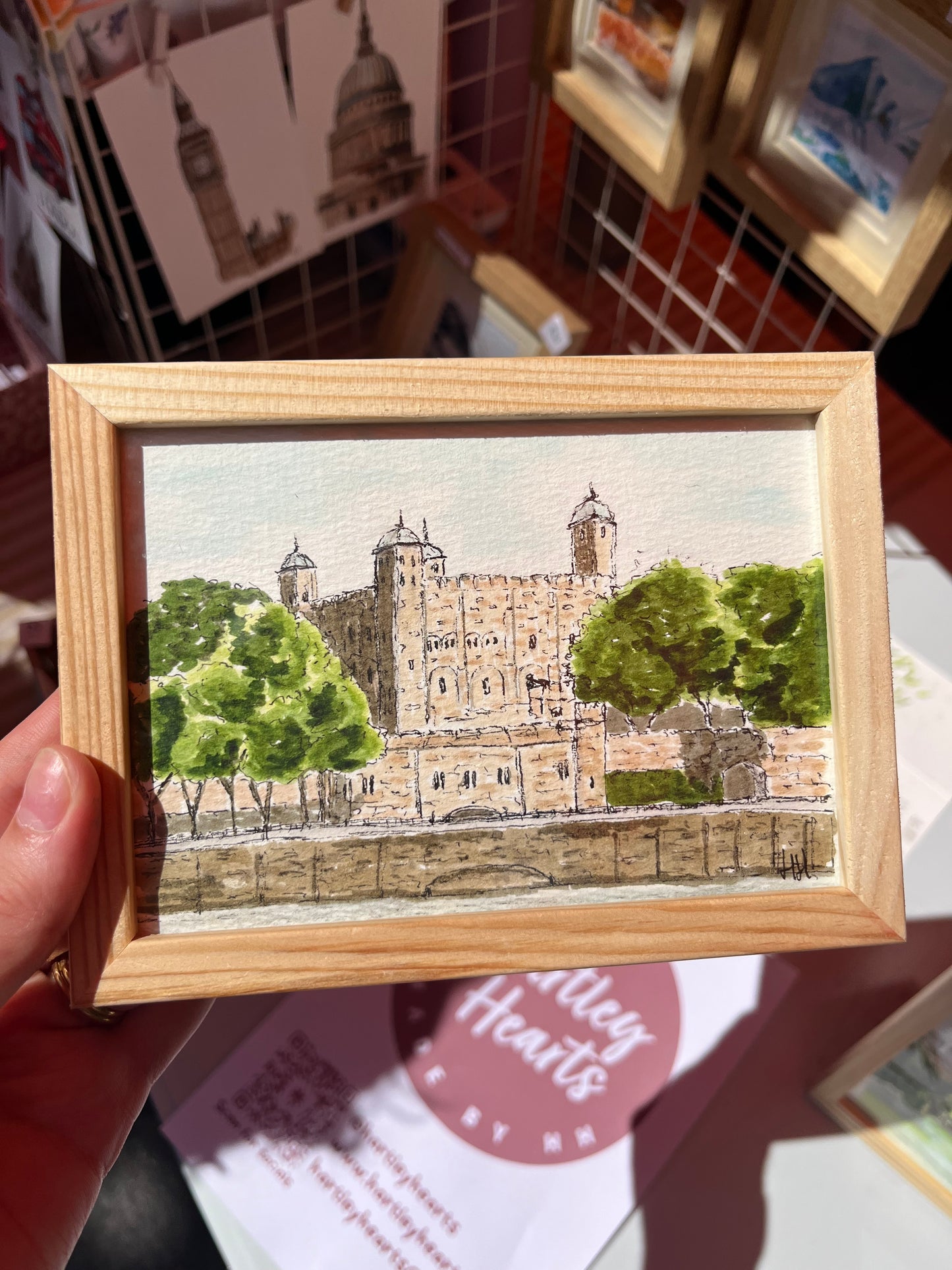 London Original Framed Artwork - Tower of London