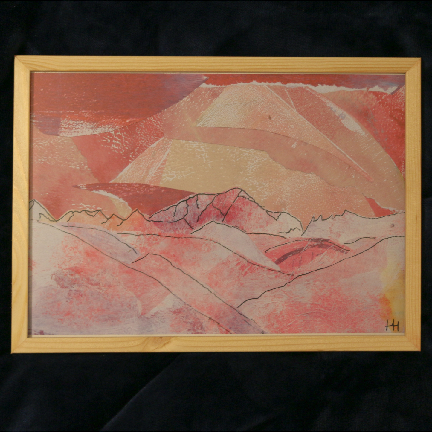 Mont Blanc Alps Print (10x8")