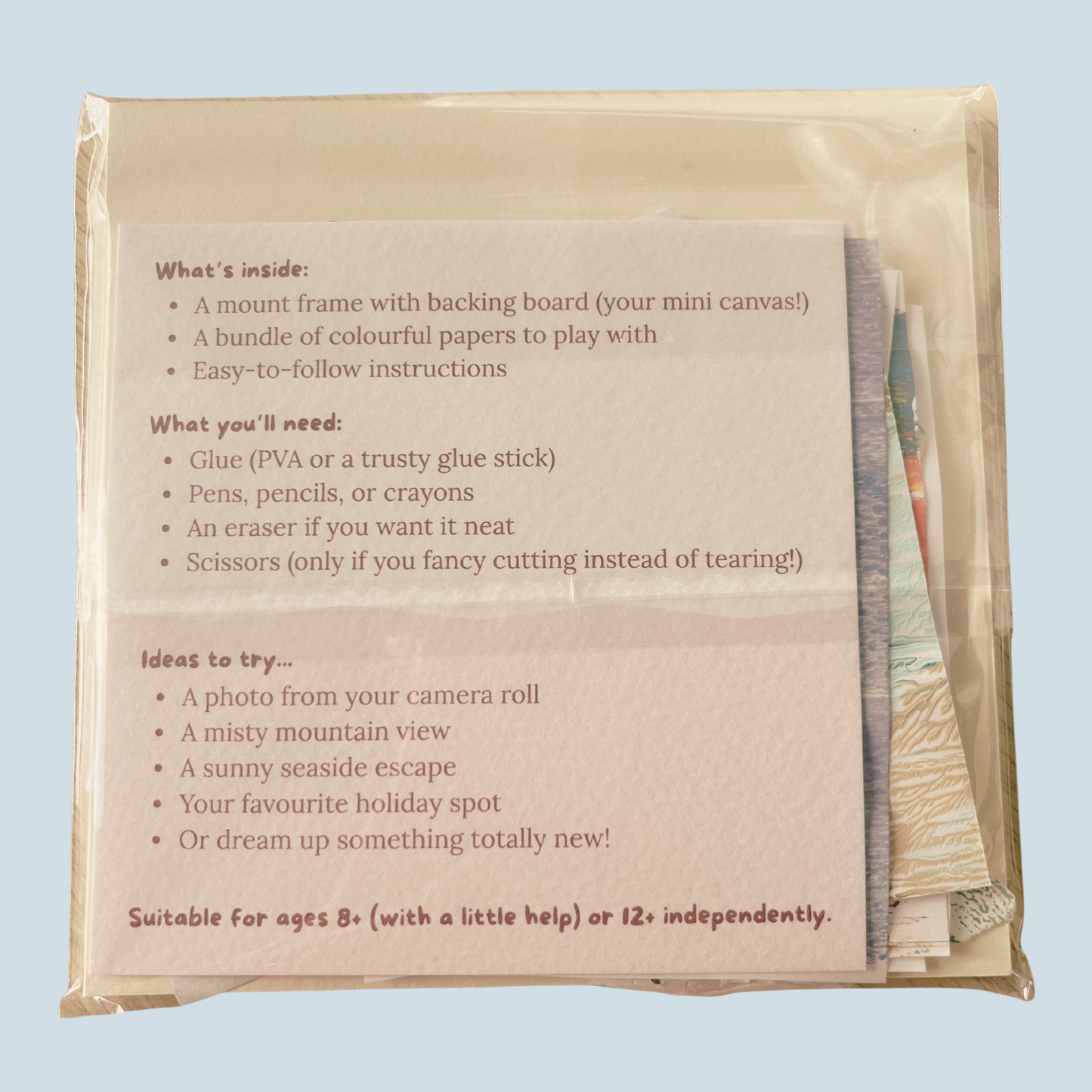 DIY kit - make your own miniature landscape