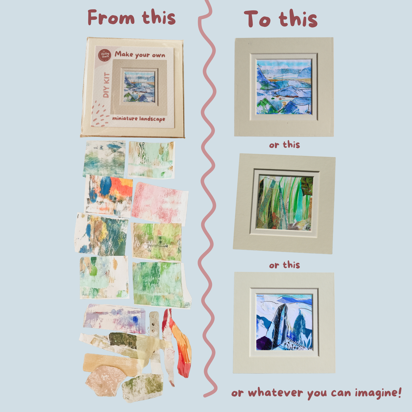 DIY kit - make your own miniature landscape