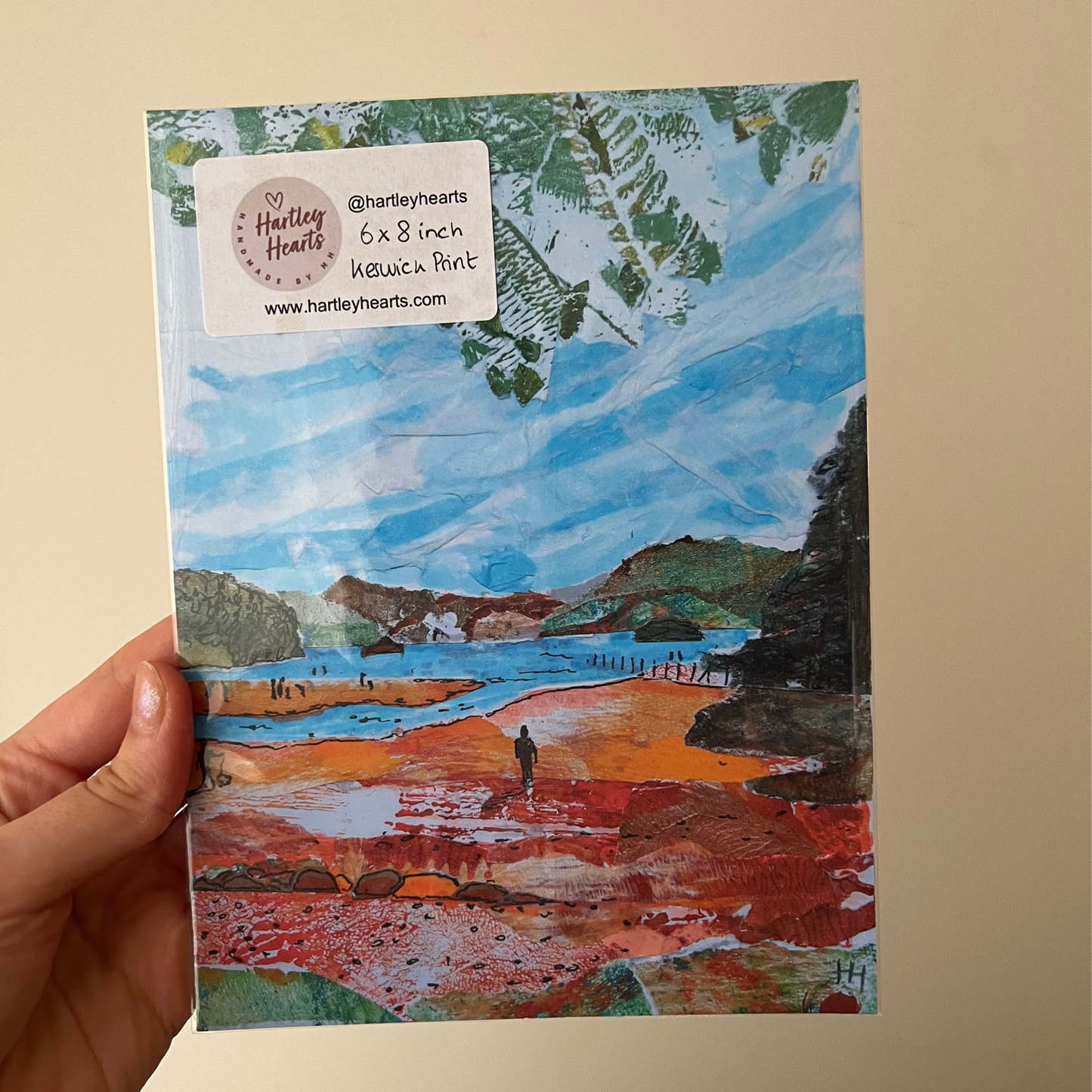 Keswick Lake District Print (6x8")