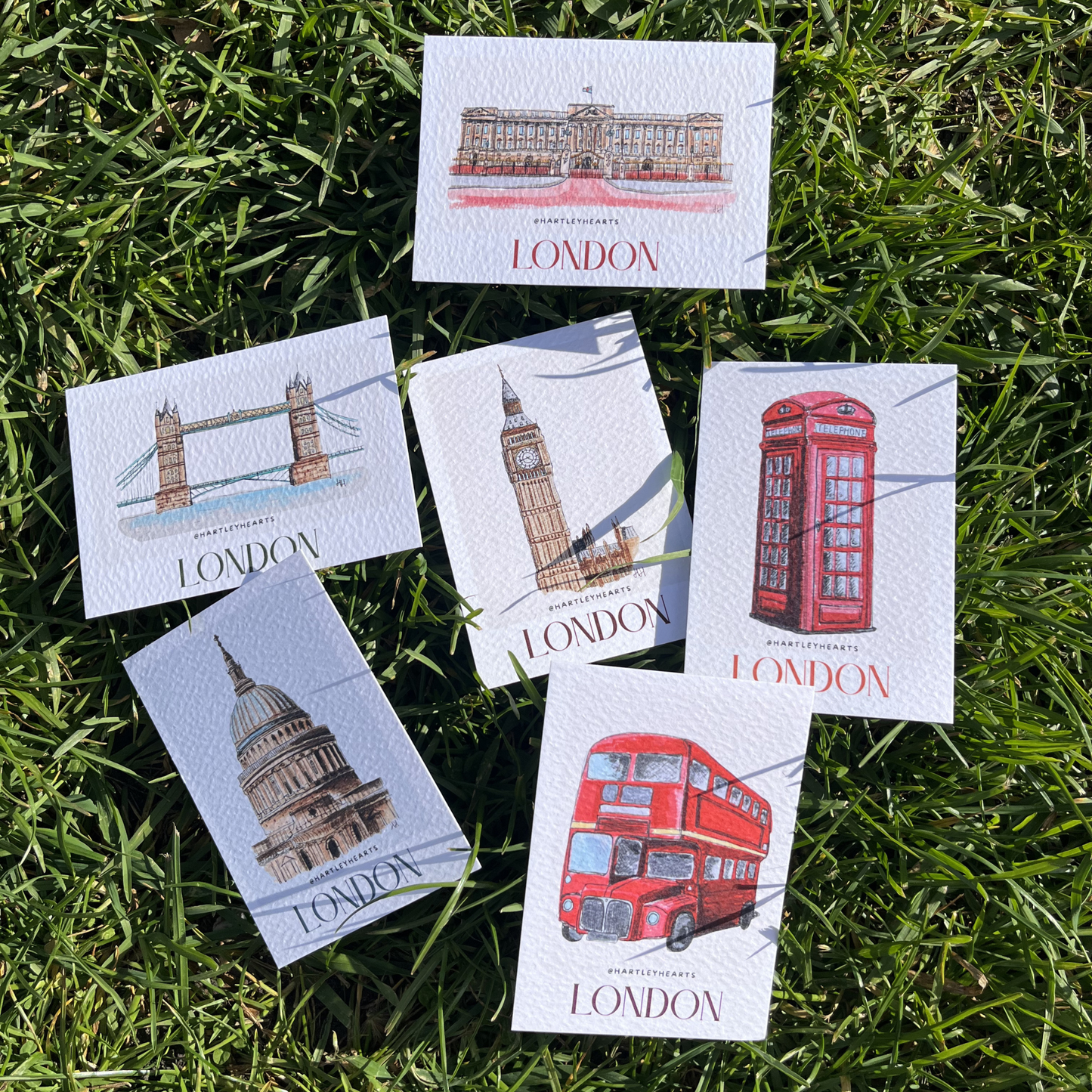 London Mini Print Pack (A7, 6 Designs)